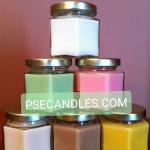 6 pc 2oz set scented Soy Candles